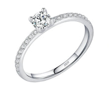 Carregar imagem no visualizador da galeria, Anel Solitário Square Diamond